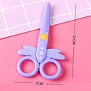 SCISSORS KIDS PLASTIC BUTTERFLY - OM-13 مقص