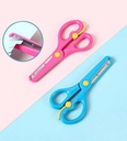 SCISSORS KIDS PLASTIC SPRING - OM-14 مقص