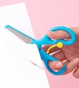 SCISSORS KIDS PLASTIC SPRING - OM-14 مقص