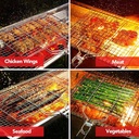 BBQ GRILL BASKET HEAVY DUTY 43*25*60 543056 A002 JBM-305 سلة الشواء