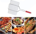 BBQ GRILL BASKET HEAVY DUTY 43*25*60 543056 A002 JBM-305 سلة الشواء