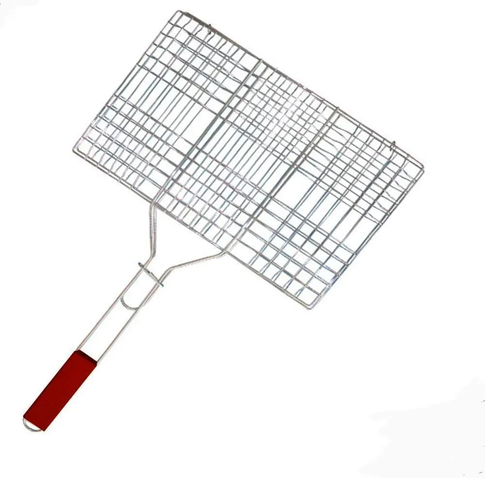 BBQ GRILL BASKET HEAVY DUTY 43*25*60 543056 A002 JBM-305 سلة الشواء