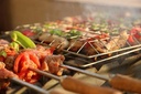 BBQ GRILL BASKET HEAVY DUTY 43*25*60 543056 A002 JBM-305 سلة الشواء