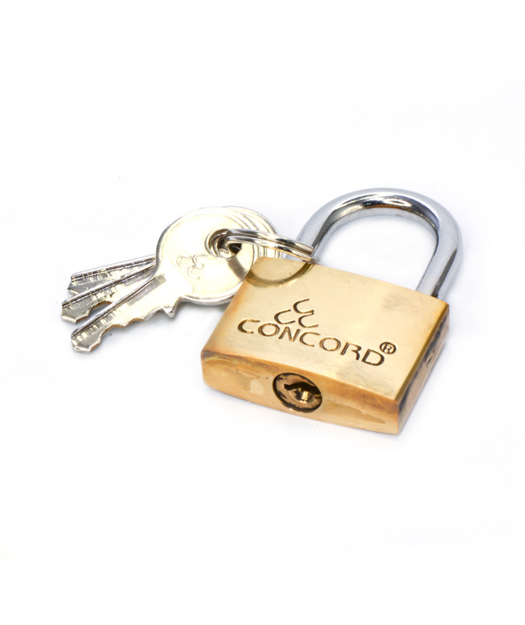 CONCORD PADLOCK BRASS 25 MM - CPL282 قفل