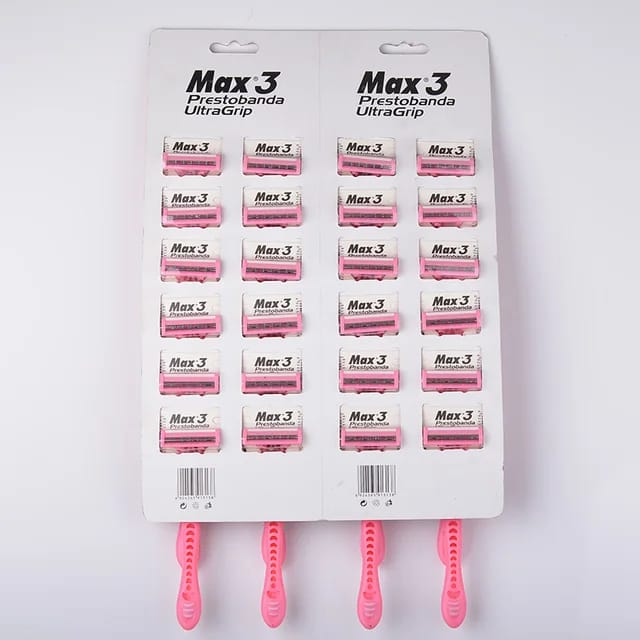 RAZOR MAX-3 LADIES 24PCS SHEET 913039 - JBM249 موس الحلاقة