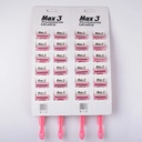 RAZOR MAX-3 LADIES 24PCS SHEET 913039 - JBM249 موس الحلاقة
