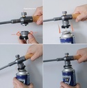 Lighter Butane Gas Head Long Wooden Handle JB-99 رأس شعلة البوتان