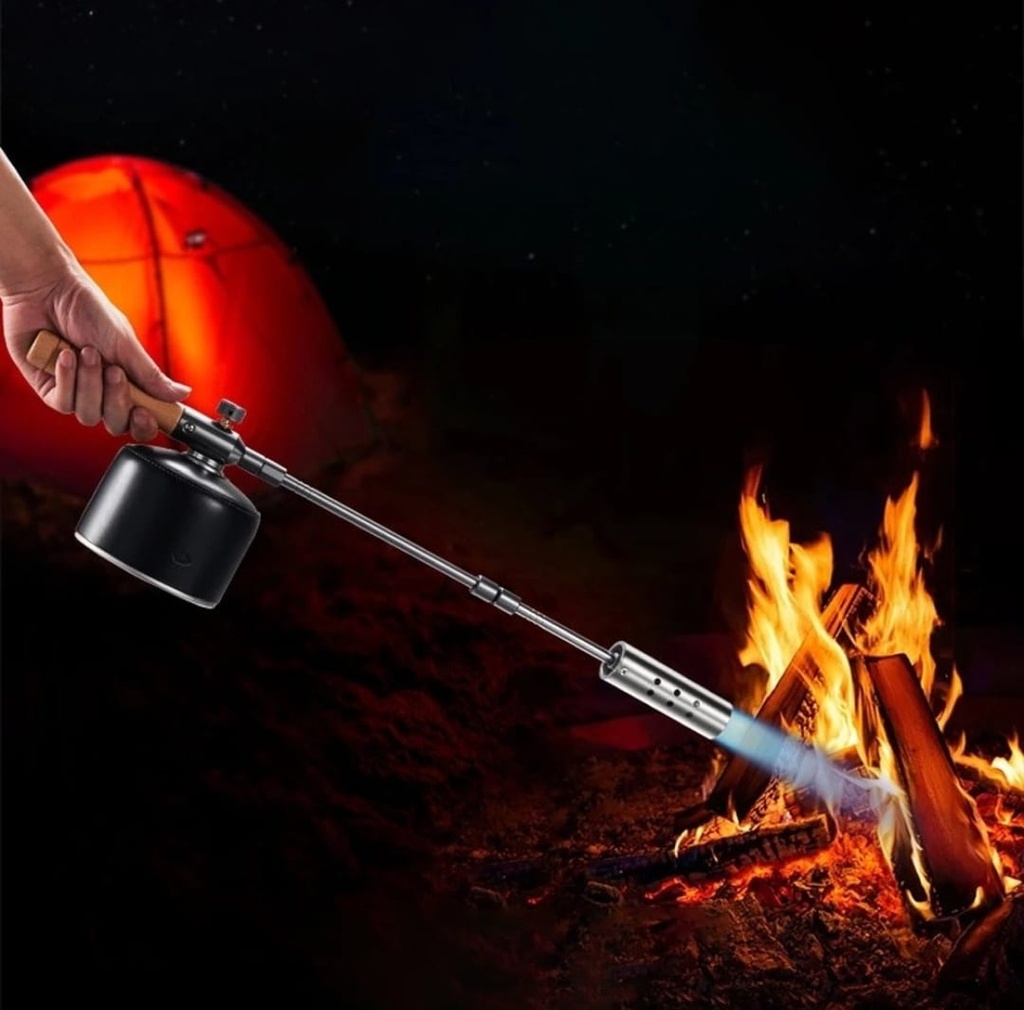 Lighter Butane Gas Head Long Wooden Handle JB-99 رأس شعلة البوتان