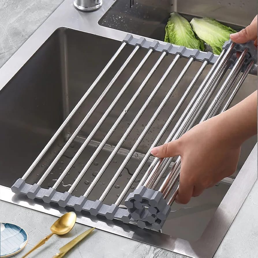 Kitchen Sink Folding Drain Rack JB-34 رف تصريف قابل للطي لحوض المطبخ