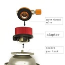 Gas Connector Screw Gas Adaptor JB-12 موصل الغاز