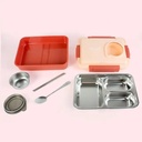 Lunch Box SS 1100+150ml Iqix #2540  JB-139  صندوق الغداء