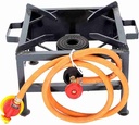 LPG GAS STOVE RANGE 12x12 WITH PIPE & KNOB C4-7 - SR12X12 موقد شديد التحمل