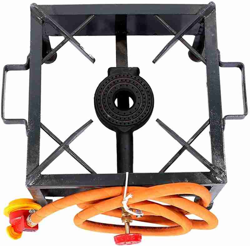 LPG GAS STOVE RANGE 12x12 WITH PIPE & KNOB C4-7 - SR12X12 موقد شديد التحمل
