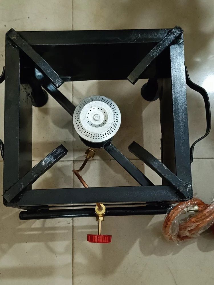 LPG GAS STOVE RANGE 12x12 WITH PIPE & KNOB C4-7 - SR12X12 موقد شديد التحمل