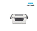 STEELO SOFRESH RECTANGLER CONTAINER 800ML 095220 - 100383 علبة طعام