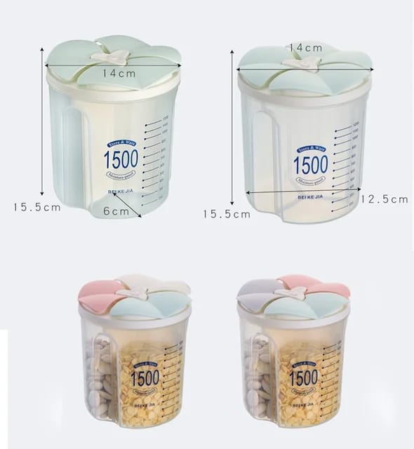 PLASTIC CONTAINER 3  COMPARTMENT S - JBMS119 حاويات الطعام