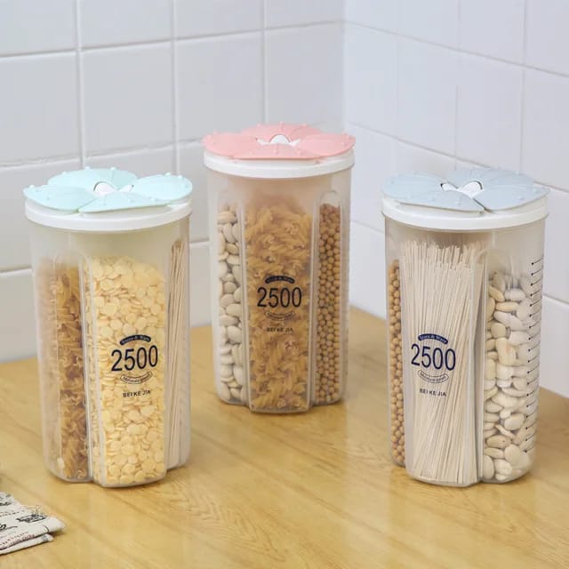 PLASTIC CONTAINER  4COMPARTMENTS 311202 - JBMS120 علبة طعام