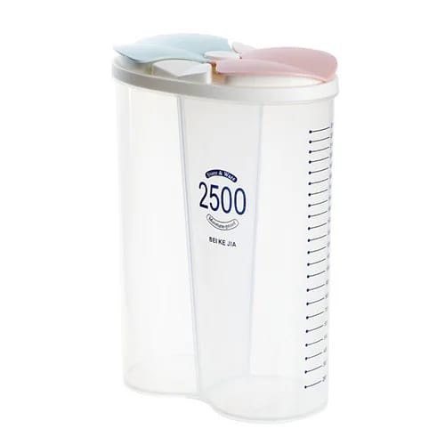 PLASTIC CONTAINER 2 COMPARTMENT 311219 - JBMS121 علبة طعام