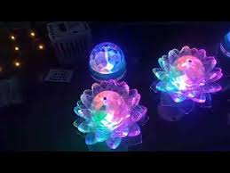 Led Night Lamp Flower White & Color (113-114) - JBMS113 مصباح الليل