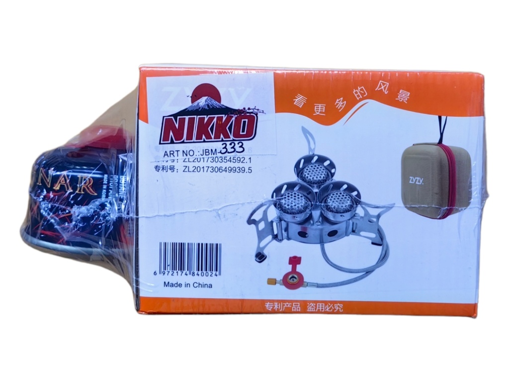 GAS STOVE 3 EYES ZYZY-24+NAR GAS 110GM - ZYZY24-110 موقد