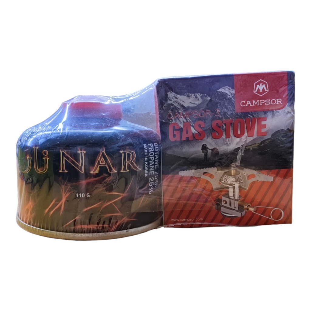 CAMPSOR GAS STOVE CAMPSOR-3+NAR GAS 110GM - 157-110 موقد