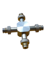 GAS CONNECTOR 4 HEAD BRASS ADAPTER JBM337-11 - OT-GA11 موصل الغاز
