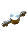 GAS CONNECTOR 2 HEAD BRASS ADAPTER JBM337-4 - OT-GA04 موصل الغاز