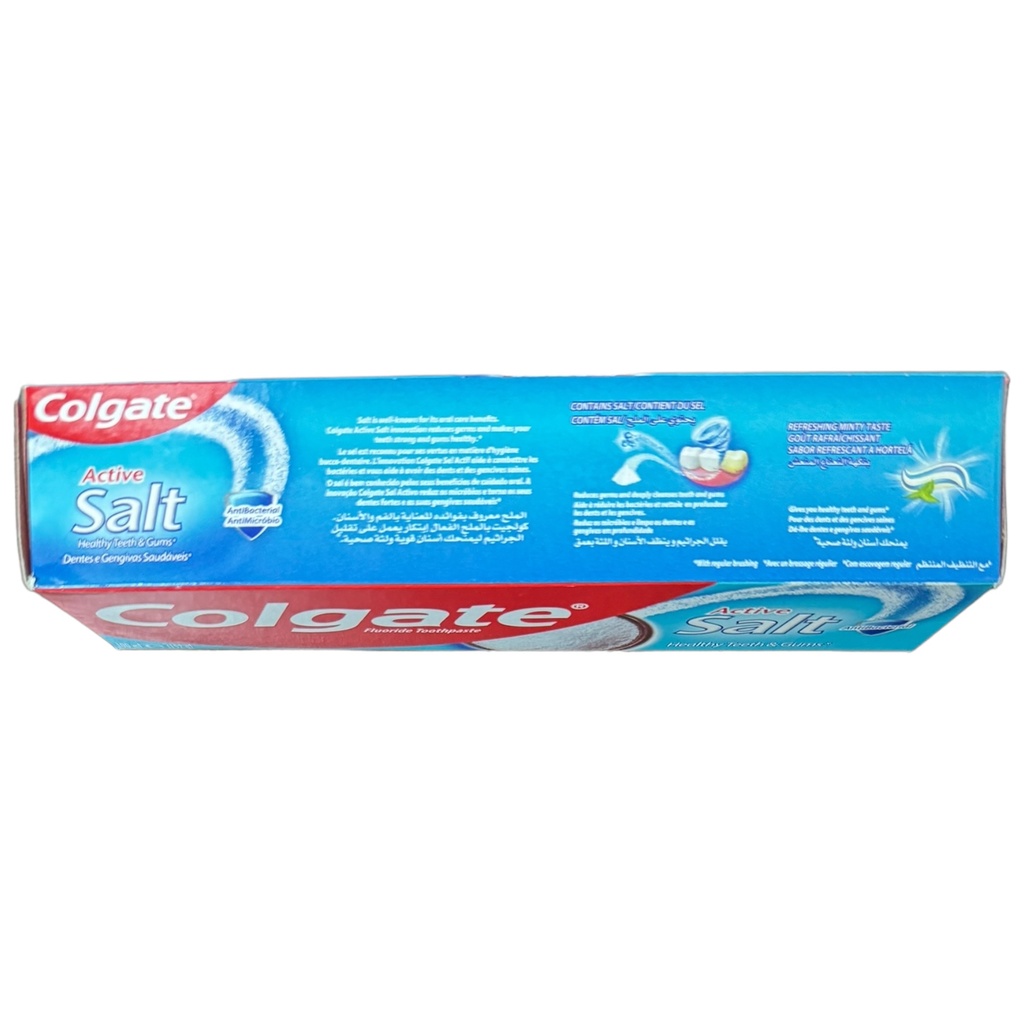 Colgate Toothpaste Active Salt 100ML معجون أسنان كولجيت بالملح النشط