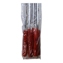 BBQ STICKS METAL WOODEN HANDLE 60*0.3*6PC - JBM-308 أسياخ معدنية