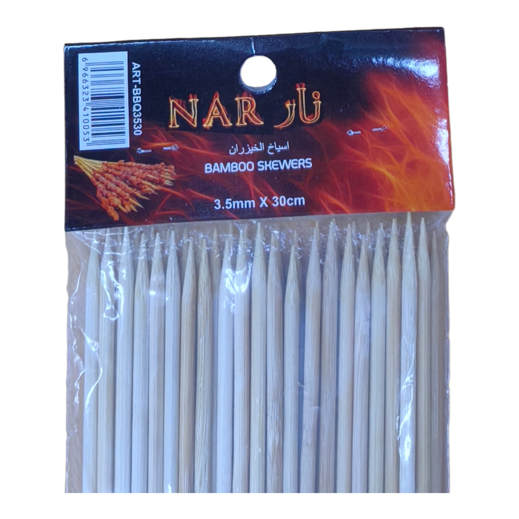 BBQ STICKS 3.5MM*30CM NAR JBMS241 6966323410053 - BBQ3530 أسياخ