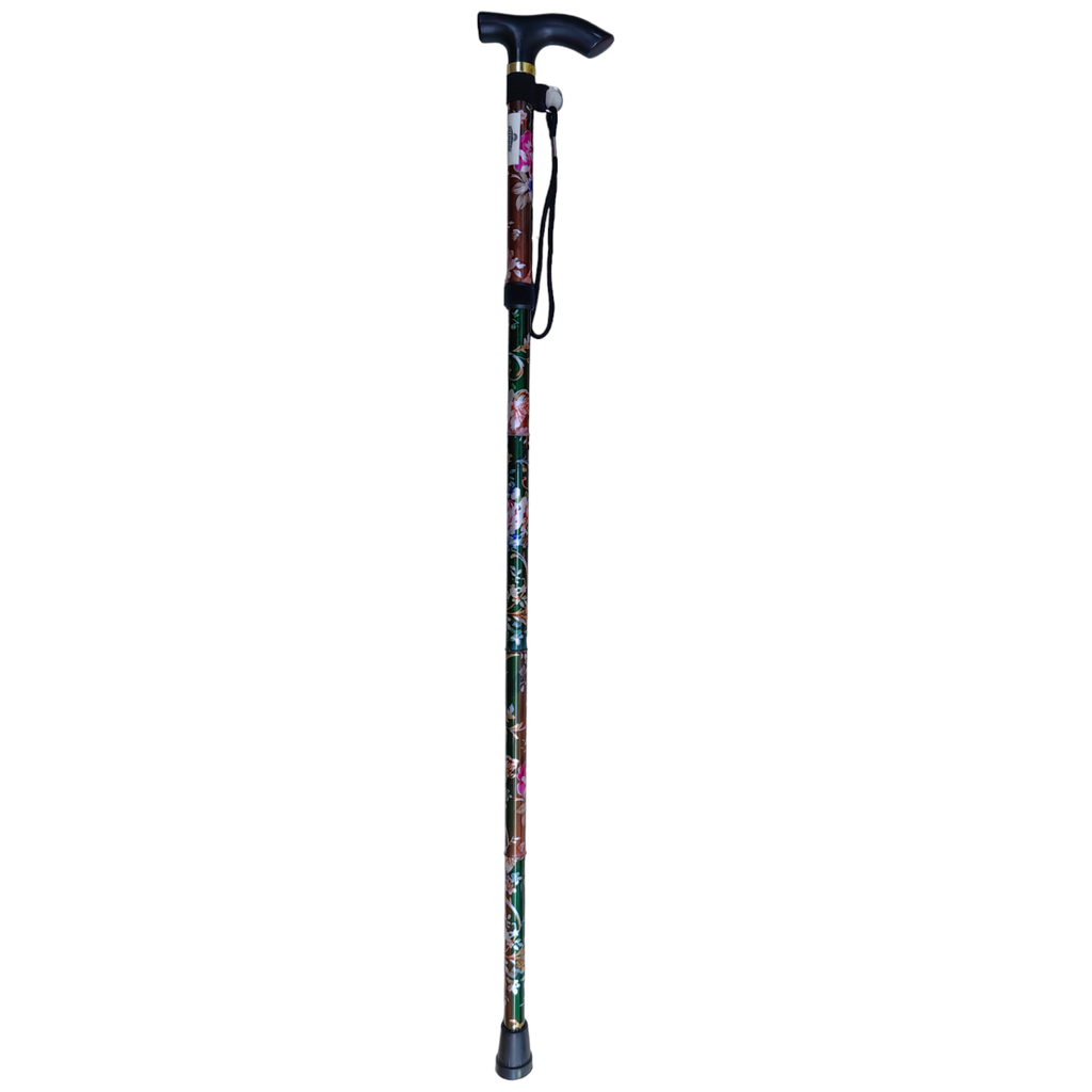 WALKING STICK FLOWER PRINT POUCH  JBM-101 0010105 - JBM-101 عصا المشي