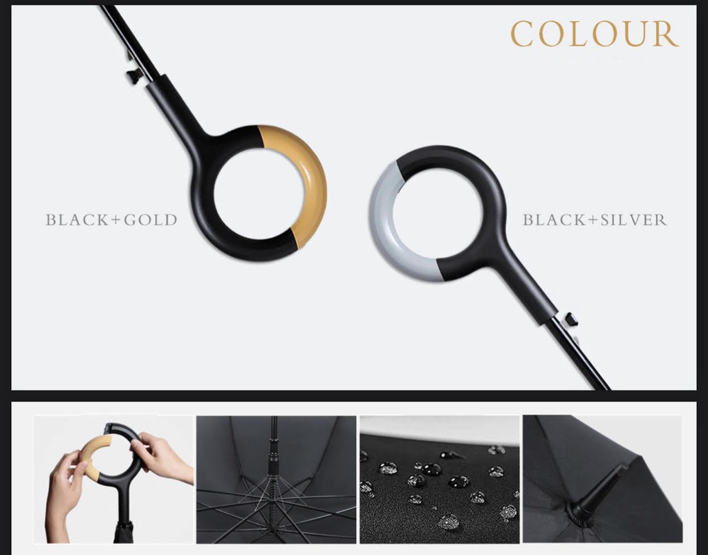 NIKKO BUCKLE UMBRELLA (LONG) - NUBL مظلة