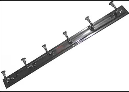 Gupta Deluxe Wall Hanger Black 2 Tone 2pcs 7h - شماعات الملابس