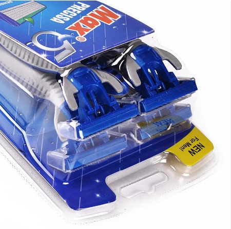 MA-6525 MAX RAZOR 5BLADES 5PCS JBM-300 موس الحلاقة