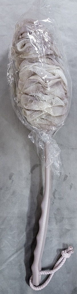 BATH LEAF WITH HANDLE MULTI COLOUR TWO SIDE 075466 - JBM46 ليفة استحمام بمقبض