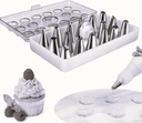 CAKE DECORATING NOZZLES 16PCS 000168 JBM-908 - 000168 فوهات تزيين الكيك
