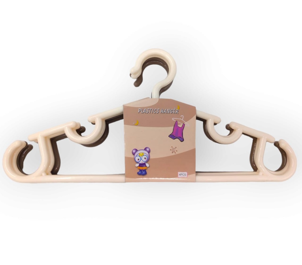 HANGERS B-201 4PC SET  1201 - 150617 - JBM20 شماعات الملابس