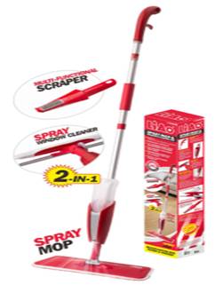 A130036 Liao Spray Mop And Window Cleaner Set JBM357 JBM717 702778 مجموعة ممسحة بخاخ