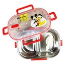 LUNCH BOX CARTOON MULTIPLY BOXES 2COMPARTMENTS K401M - JBMS51 صندوق الغداء