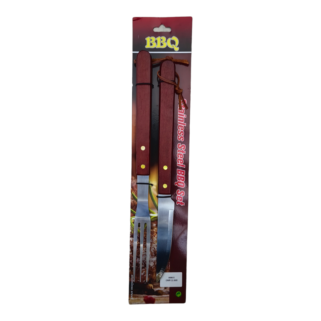 NAR BBQ KNIFE & FORK 3E NBKF3E 008632 - 008632 سكينة شواء وشوكة