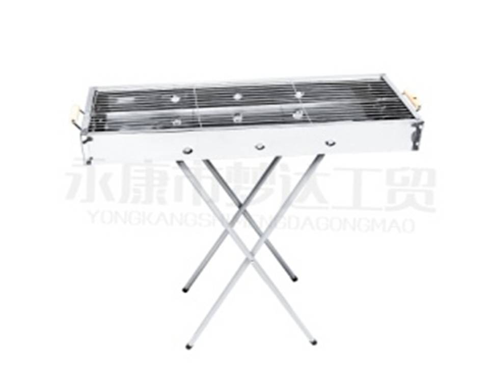 NAR BBQ GRILL WOODEN HANDLE STAINLESS STEEL شواية NGSS-783080