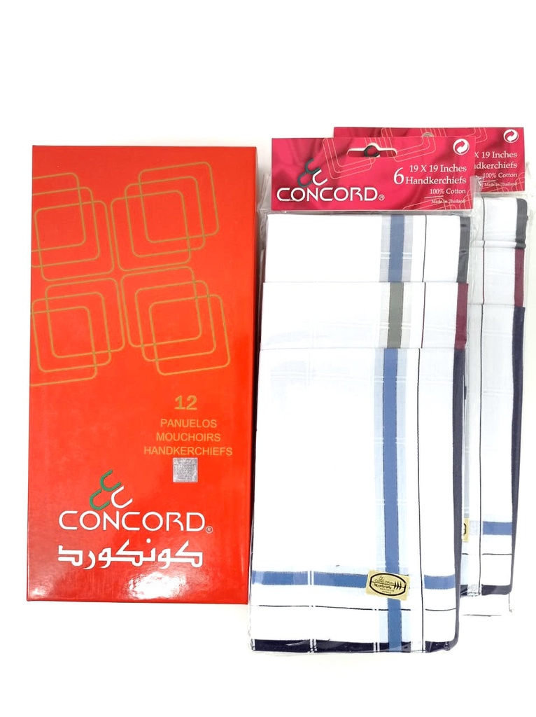 Concord Hand Kerchief Mens #00 - CHKM002 منديل اليد كونكورد للرجال