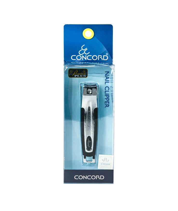 CONCORD N/CLIP P.P.SILVER BLK - مقص أظافر