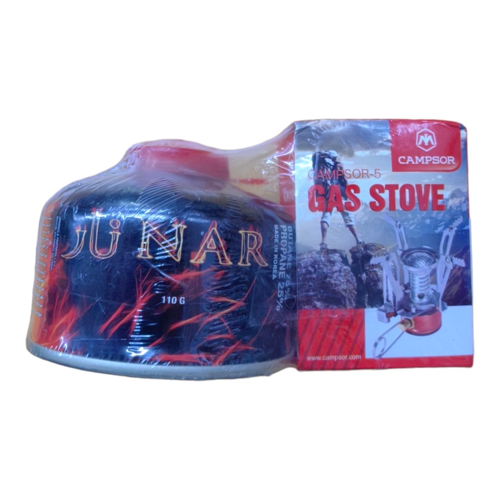 CAMPSOR GAS STOVE+NAR GAS 110GM - CAMPSOR5-110 طباخة بالغاز