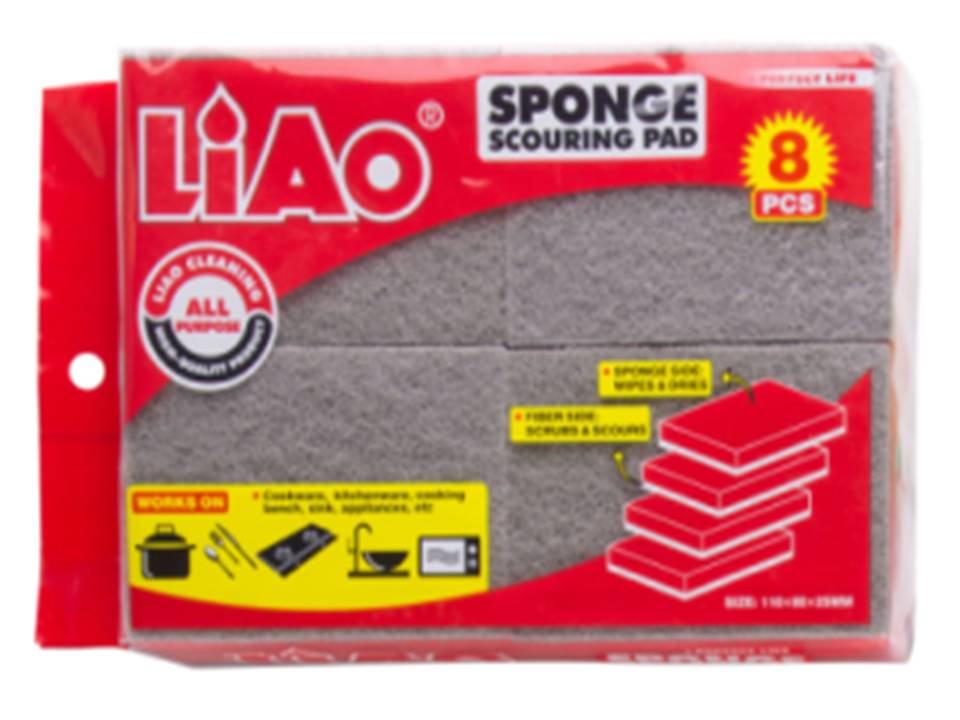 H130026 LIAO SPONGE SCOURING PAD 704147