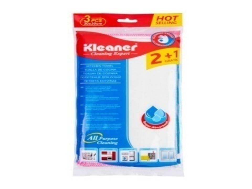 GSG011 IKLEANER KITCHEN TOWEL 30X30 3PCS منشفة مطبخ