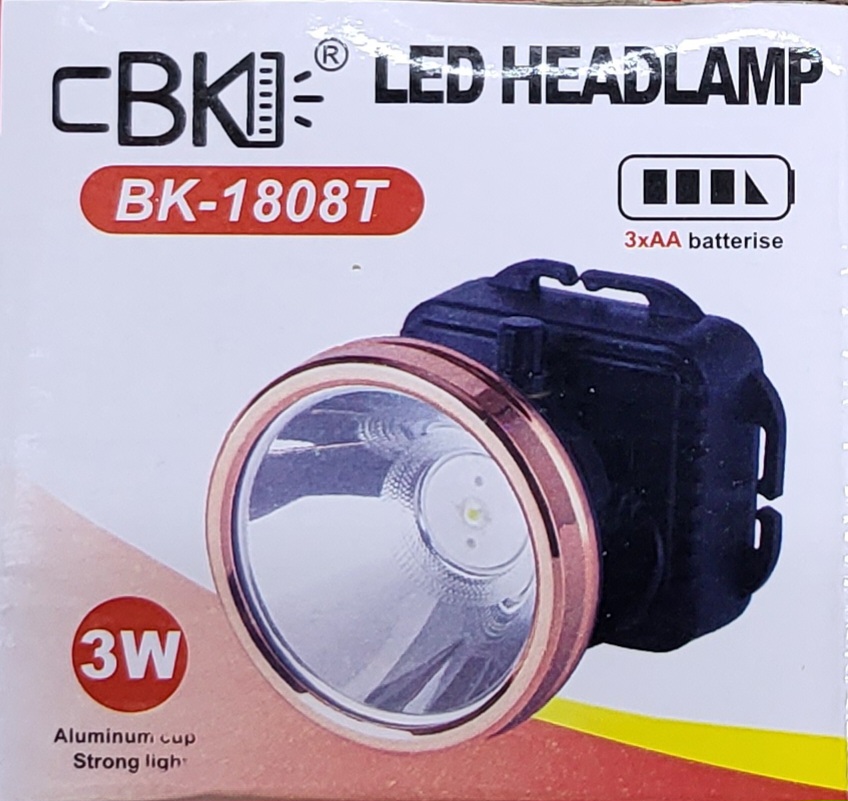 BK-1808 LED HEAD LAMP FLASH مصباح الرأس