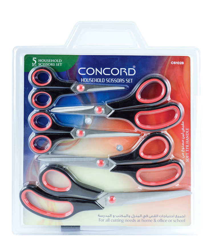 CS1028 CONCORD SCISSOR SET 5PC - كونكورد مقص طقم