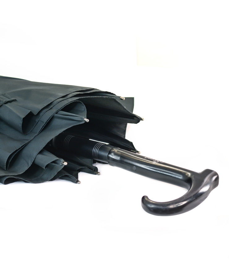 Umbrella WALKING STICK BLACK