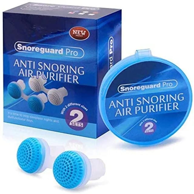 Snoreguard Pro Anti Snoring Air Purifier Nose Plugs JB-68 سدادات الأنف لتنقية الهواء ضد الشخير